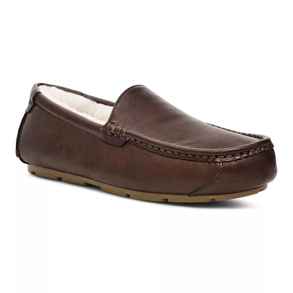 Koolaburra by UGG Men\'s Tipton Smooth Slippers, Size: 9, Brown main image 4